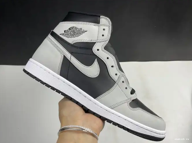 Chep Onekick Black Smoke 1 Air Jordan White Light High 555088-035 Grey Retro 0516